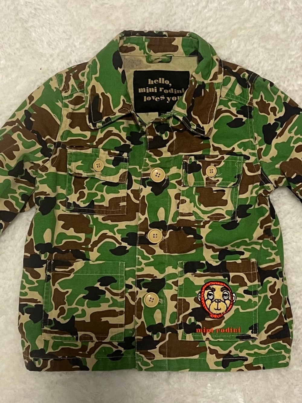 Mini Rodini Camo Jacket Unisex (2-3T)